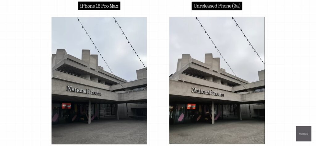 Comparativa de fotos entre el Nothing Phone (3a) y el iPhone 16 Pro Max