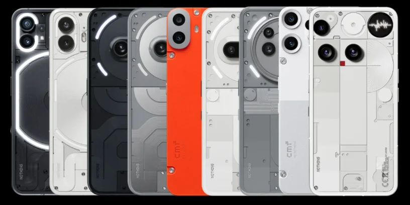 Comparador de todos los móviles de Nothing y CMF