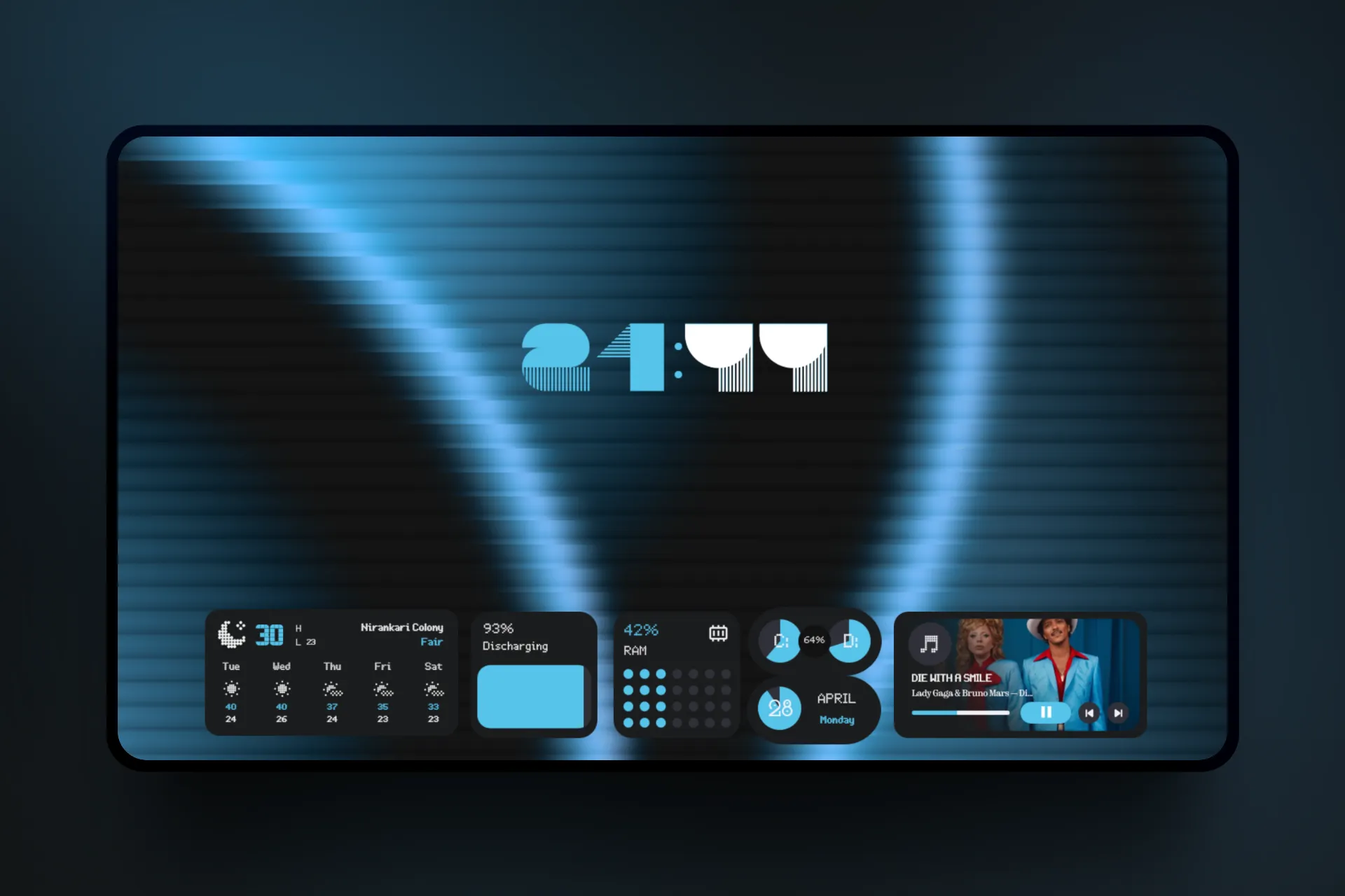 NThing UI es un conjunto de widgets y menús inspirados en Nothing OS que transforman tu escritorio Windows en un entorno limpio y funcional