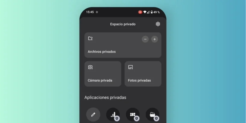 espacio privado nothing phone en Nothing OS