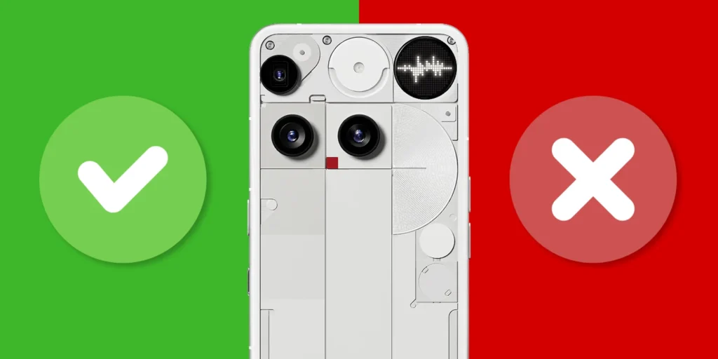 pros y contras del teléfono nothing phone 3
