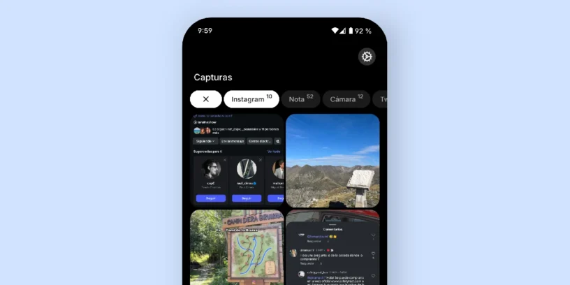 Essential Space se actualiza y ahora permite filtrar tus ideas por origen para facilitar la búsqueda