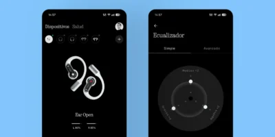 Imagen de Nothing X con la configuración de los Nothing Ear (open)